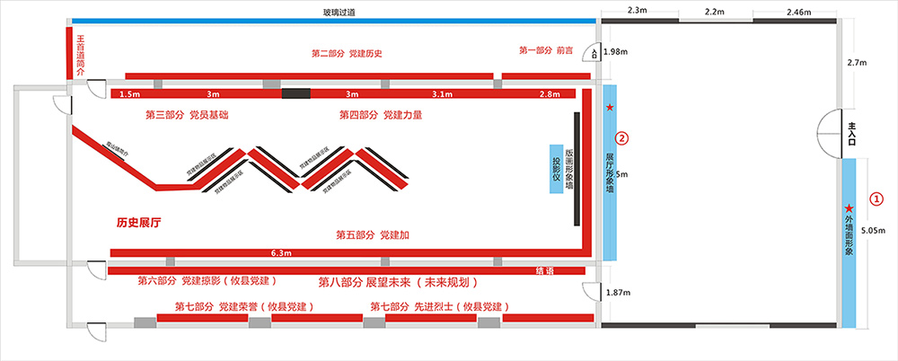 黨建展廳規劃